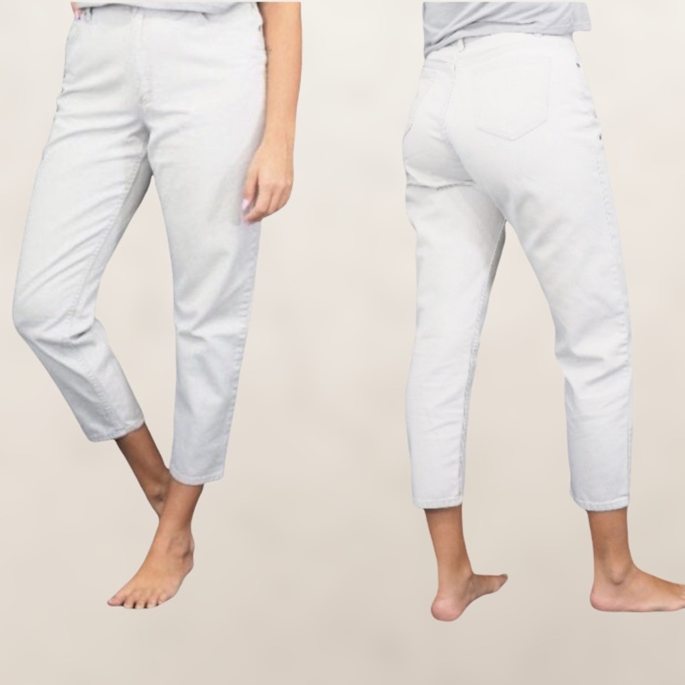 Vintage White High Waist Lizwear White Jeans